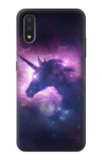 W3538 Unicorn Galaxy Hard Case and Leather Flip Case For Samsung Galaxy A01