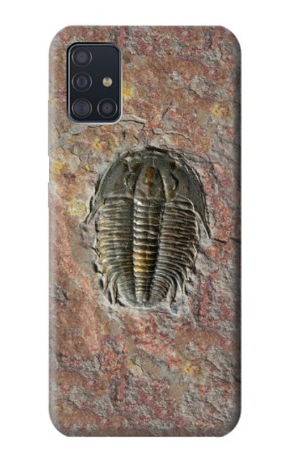 W1454 Trilobite Fossil Hard Case and Leather Flip Case For Samsung Galaxy A51