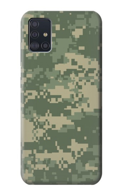 W2173 Digital Camo Camouflage Graphic Printed Hard Case and Leather Flip Case For Samsung Galaxy A51