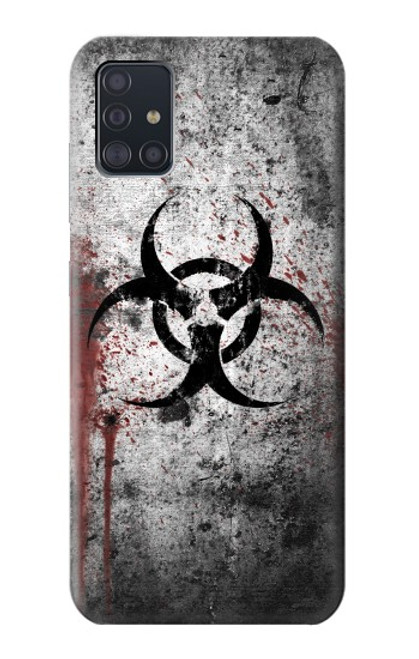 W2440 Biohazards Biological Hazard Hard Case and Leather Flip Case For Samsung Galaxy A51