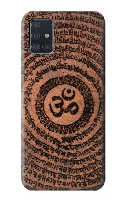 W2874 Om Symbol Tattoo Hard Case and Leather Flip Case For Samsung Galaxy A51