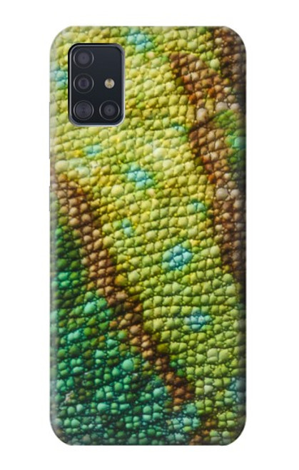 W3057 Lizard Skin Graphic Printed Hard Case and Leather Flip Case For Samsung Galaxy A51