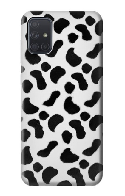 W2728 Dalmatians Texture Hard Case and Leather Flip Case For Samsung Galaxy A71