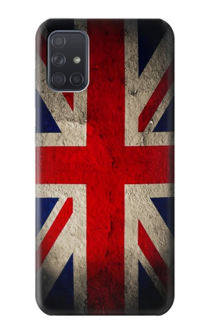 W2894 Vintage British Flag Hard Case and Leather Flip Case For Samsung Galaxy A71