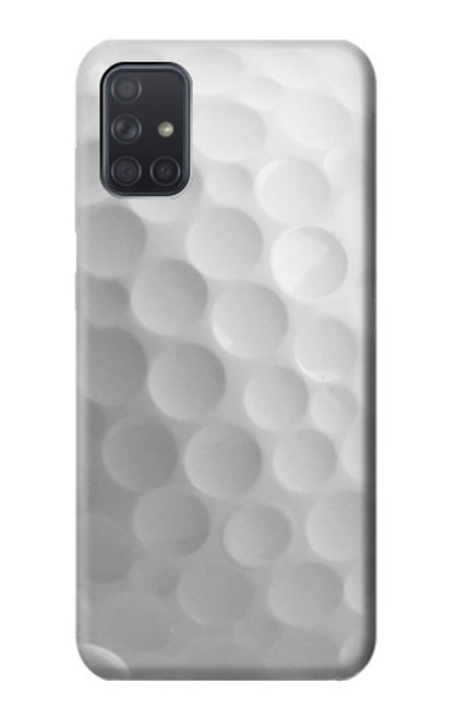 W2960 White Golf Ball Hard Case and Leather Flip Case For Samsung Galaxy A71