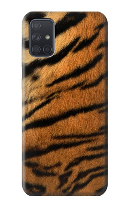 W2962 Tiger Stripes Graphic Printed Hard Case and Leather Flip Case For Samsung Galaxy A71