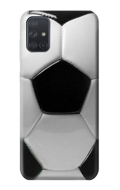 W2964 Football Soccer Ball Hard Case and Leather Flip Case For Samsung Galaxy A71