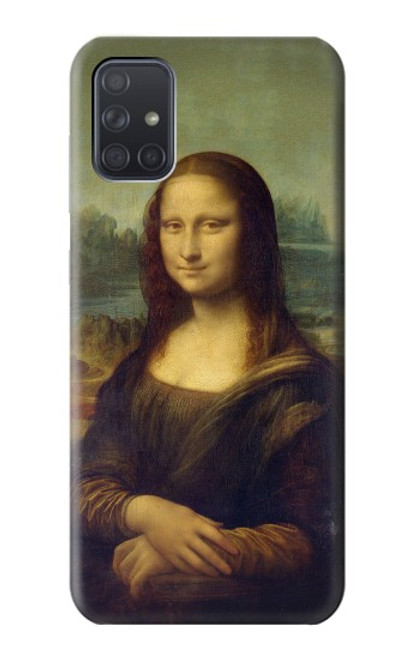 W3038 Mona Lisa Da Vinci Painting Hard Case and Leather Flip Case For Samsung Galaxy A71