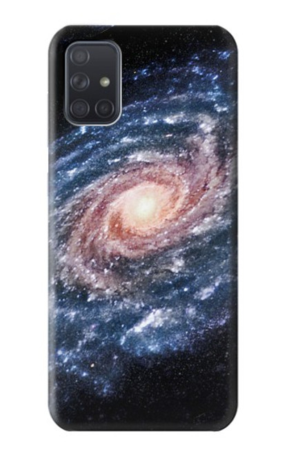 W3192 Milky Way Galaxy Hard Case and Leather Flip Case For Samsung Galaxy A71