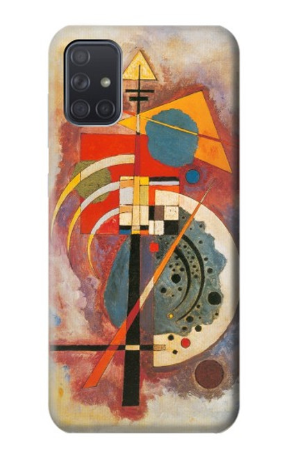 W3337 Wassily Kandinsky Hommage a Grohmann Hard Case and Leather Flip Case For Samsung Galaxy A71
