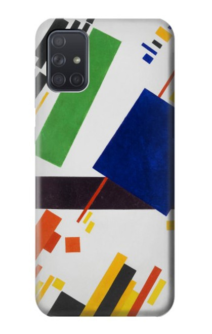 W3343 Kazimir Malevich Suprematist Composition Hard Case and Leather Flip Case For Samsung Galaxy A71