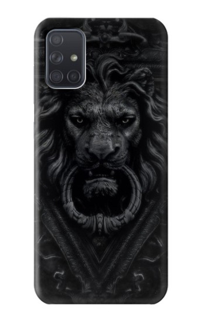 W3619 Dark Gothic Lion Hard Case and Leather Flip Case For Samsung Galaxy A71