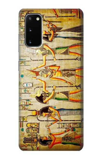 W0272 Egypt Wall Art Hard Case and Leather Flip Case For Samsung Galaxy S20