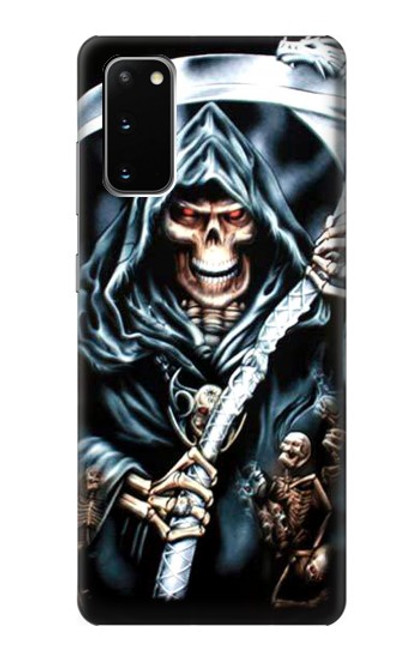 W0295 Grim Reaper Hard Case and Leather Flip Case For Samsung Galaxy S20