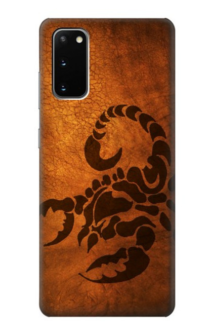 W0683 Scorpion Tattoo Hard Case and Leather Flip Case For Samsung Galaxy S20