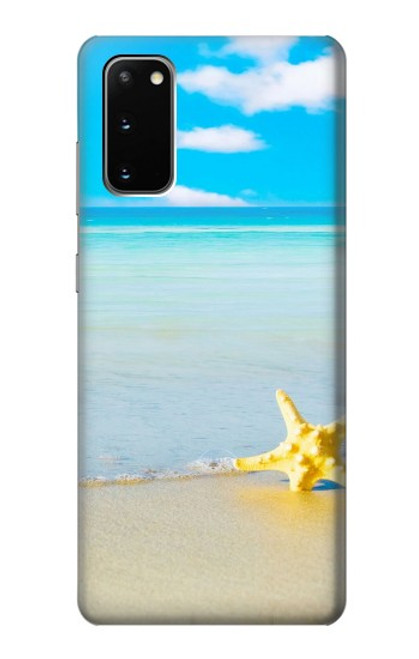 W0911 Relax at the Beach Hard Case and Leather Flip Case For Samsung Galaxy S20