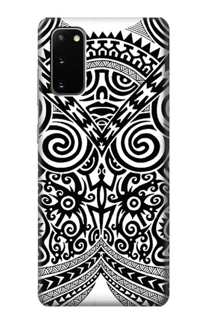 W1655 Maori Tattoo Hard Case and Leather Flip Case For Samsung Galaxy S20