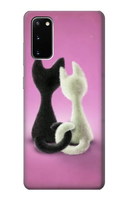 W1832 Love Cat Hard Case and Leather Flip Case For Samsung Galaxy S20