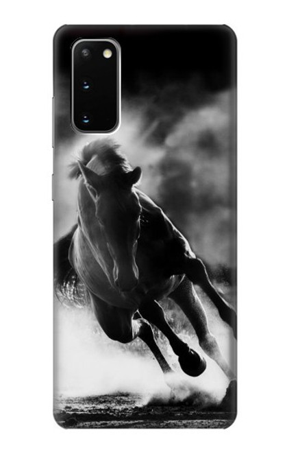 W1860 Running Horse Hard Case and Leather Flip Case For Samsung Galaxy S20