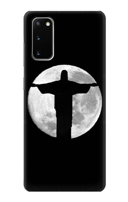 W2511 Jesus Statue Christ Rio de Janeiro Hard Case and Leather Flip Case For Samsung Galaxy S20