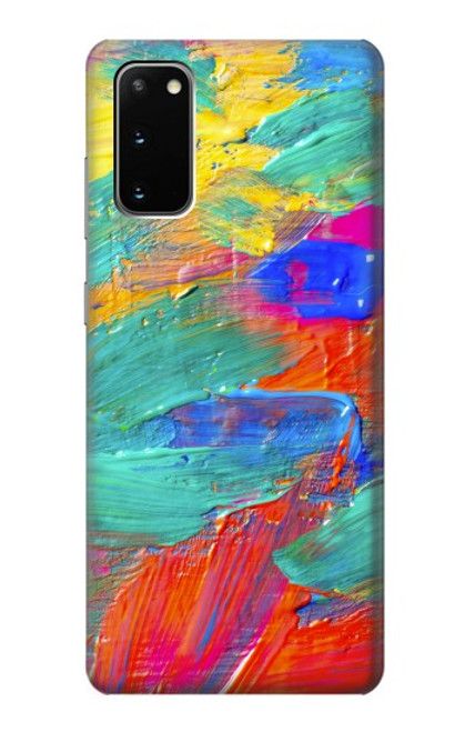 W2942 Brush Stroke Painting Hard Case and Leather Flip Case For Samsung Galaxy S20