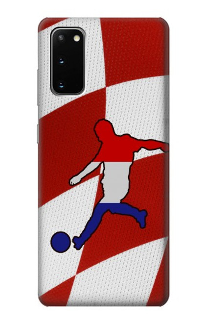 W2993 Croatia Football Soccer Hard Case and Leather Flip Case For Samsung Galaxy S20