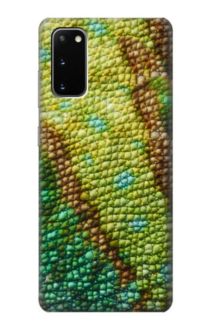 W3057 Lizard Skin Graphic Printed Hard Case and Leather Flip Case For Samsung Galaxy S20