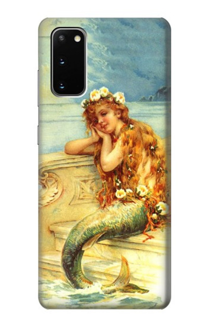 W3184 Little Mermaid Painting Hard Case and Leather Flip Case For Samsung Galaxy S20