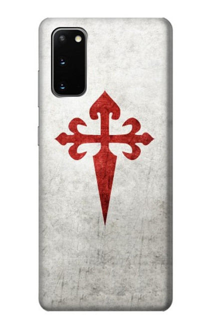 W3200 Order of Santiago Cross of Saint James Hard Case and Leather Flip Case For Samsung Galaxy S20