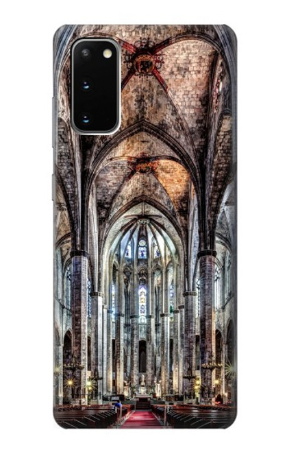 W3210 Santa Maria Del Mar Cathedral Hard Case and Leather Flip Case For Samsung Galaxy S20