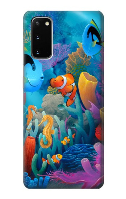 W3227 Underwater World Cartoon Hard Case and Leather Flip Case For Samsung Galaxy S20