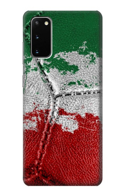 W3318 Italy Flag Vintage Football Graphic Hard Case and Leather Flip Case For Samsung Galaxy S20
