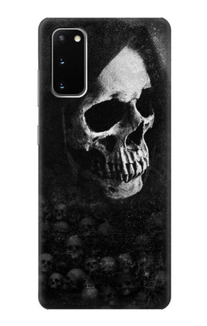 W3333 Death Skull Grim Reaper Hard Case and Leather Flip Case For Samsung Galaxy S20