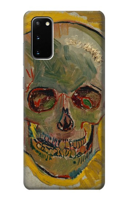 W3359 Vincent Van Gogh Skull Hard Case and Leather Flip Case For Samsung Galaxy S20