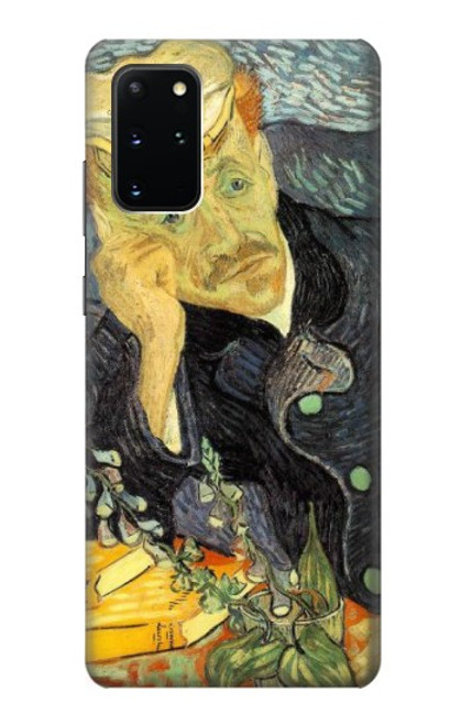 W0212 Van Gogh Portrait of Dr. Gachet Hard Case and Leather Flip Case For Samsung Galaxy S20 Plus, Galaxy S20+