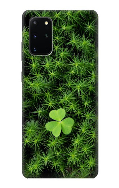 W0358 Clover Lucky Leaf Hard Case and Leather Flip Case For Samsung Galaxy S20 Plus, Galaxy S20+