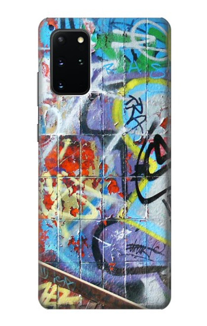 W0588 Wall Graffiti Hard Case and Leather Flip Case For Samsung Galaxy S20 Plus, Galaxy S20+