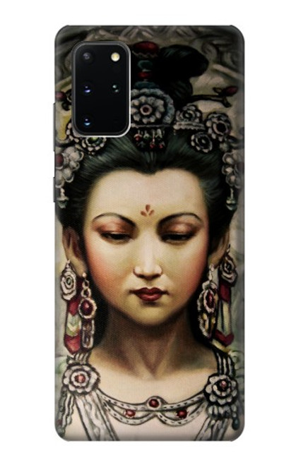 W0681 Guan Yin Hard Case and Leather Flip Case For Samsung Galaxy S20 Plus, Galaxy S20+