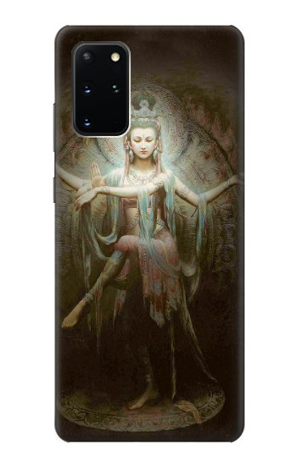 W0787 Guan Yin Hard Case and Leather Flip Case For Samsung Galaxy S20 Plus, Galaxy S20+