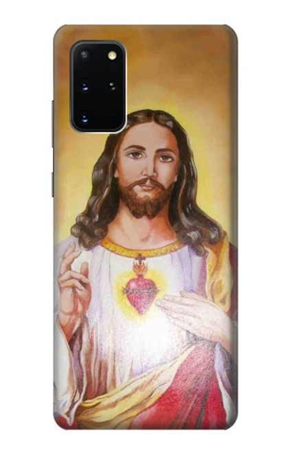 W0798 Jesus Hard Case and Leather Flip Case For Samsung Galaxy S20 Plus, Galaxy S20+