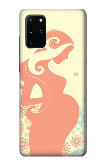 W0815 Pregnant Art Hard Case and Leather Flip Case For Samsung Galaxy S20 Plus, Galaxy S20+