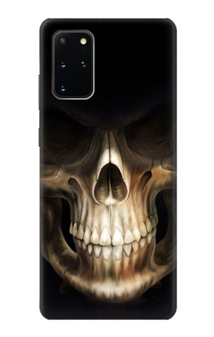 W1107 Skull Face Grim Reaper Hard Case and Leather Flip Case For Samsung Galaxy S20 Plus, Galaxy S20+