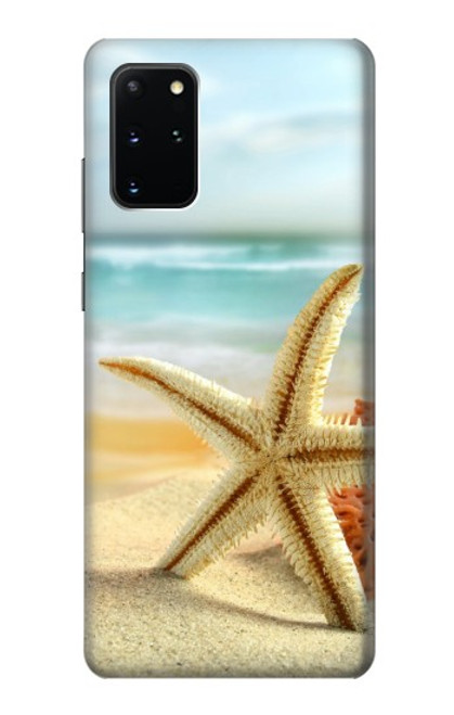 W1117 Starfish on the Beach Hard Case and Leather Flip Case For Samsung Galaxy S20 Plus, Galaxy S20+