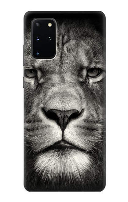 W1352 Lion Face Hard Case and Leather Flip Case For Samsung Galaxy S20 Plus, Galaxy S20+