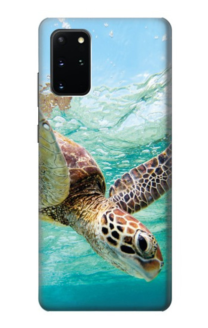 W1377 Ocean Sea Turtle Hard Case and Leather Flip Case For Samsung Galaxy S20 Plus, Galaxy S20+