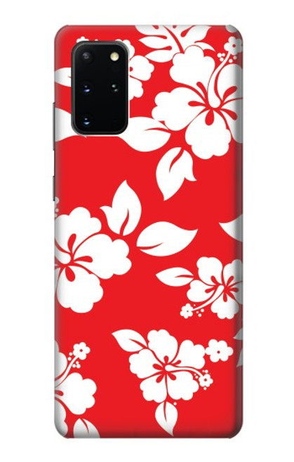 W1949 Hawaiian Hibiscus Pattern Hard Case and Leather Flip Case For Samsung Galaxy S20 Plus, Galaxy S20+