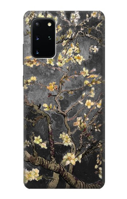 W2664 Black Blossoming Almond Tree Van Gogh Hard Case and Leather Flip Case For Samsung Galaxy S20 Plus, Galaxy S20+