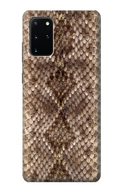 W2875 Rattle Snake Skin Graphic Printed Hard Case and Leather Flip Case For Samsung Galaxy S20 Plus, Galaxy S20+