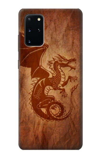 W3086 Red Dragon Tattoo Hard Case and Leather Flip Case For Samsung Galaxy S20 Plus, Galaxy S20+