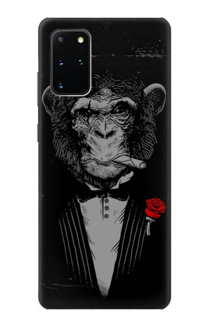 W3167 Funny Monkey God Father Hard Case and Leather Flip Case For Samsung Galaxy S20 Plus, Galaxy S20+